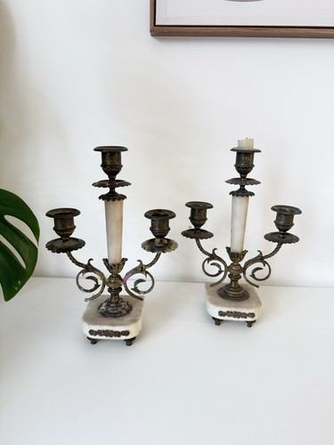 Vintage paire chandeliers - vintage, de