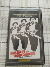 New VHS Massacre à la tronçonneuse René Château Version Intégrale 