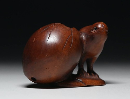 Ancien netsuke japonais - ancien,