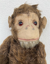 Ancien singe Schuco En Mohair Germany  31 Cm 1930/1940