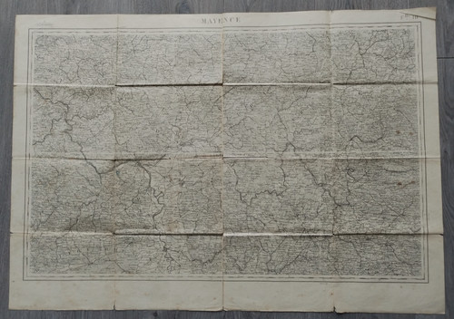 Carte état major - carte, d'état