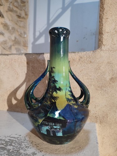 Vase art nouveau lustre - vase,