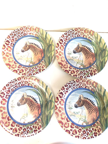 Lot assiettes gien savane - de, 4