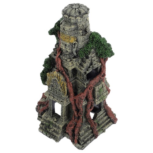 1pc aquarium ancien - 1pc, temple