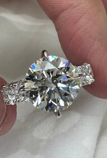 RARE BAGUE SOLITAIRE DIAMANT