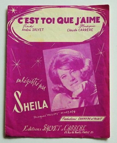 Partition vintage sheet - , music