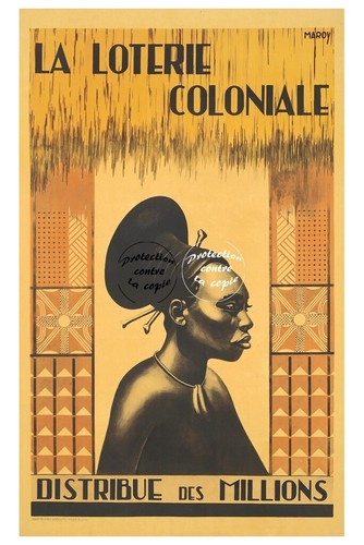 Publicité loterie coloniale - publicité,