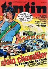 ▬► TINTIN N° 17 de 1980 Poster Alain Chevalier Archives Moulinsart Ernst