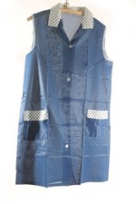 Age Kittel DDR Arbeitskittel Tablier Vintage Retro Bleu