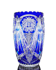 ANCIENNE GRAND VASE EN CRISTAL