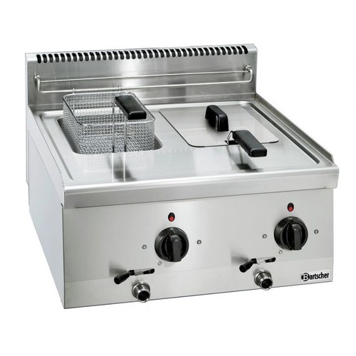 Friteuse inox double