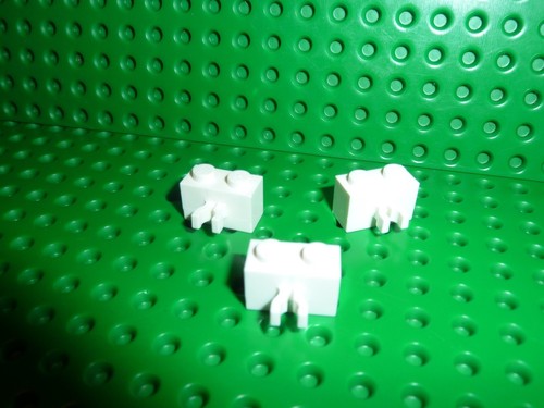 Lego white brick with - x,
