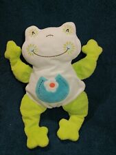 Doudou peluche grenouille verte Takinou  Etat neuf