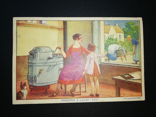 Cpa publicitaire machine - cpa,