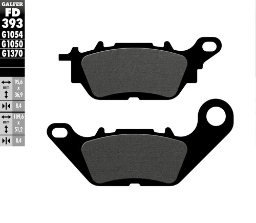 Plaquettes frein kh464 - plaquettes,