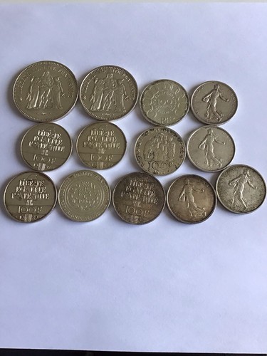 Lot pièces argent hercule - argent,