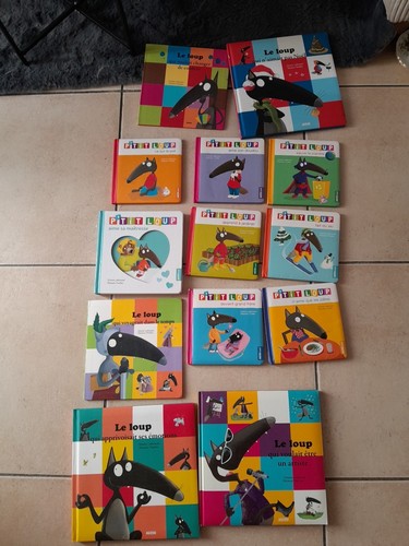 Lot livres tit loup et - de,
