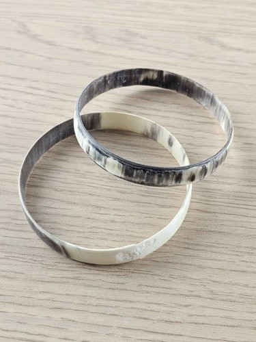 Bracelets corne naturelle - corne,