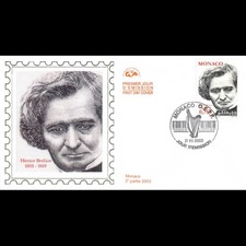 CEF soie - Hector Berlioz, oblit 21/7/03