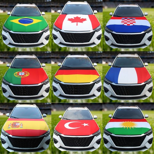 Housse capot voiture drapeau
