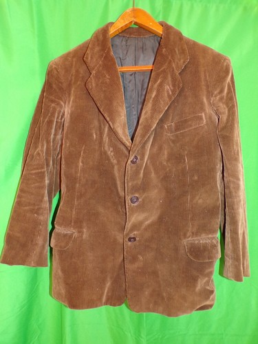 Veste ancienne velours marron
