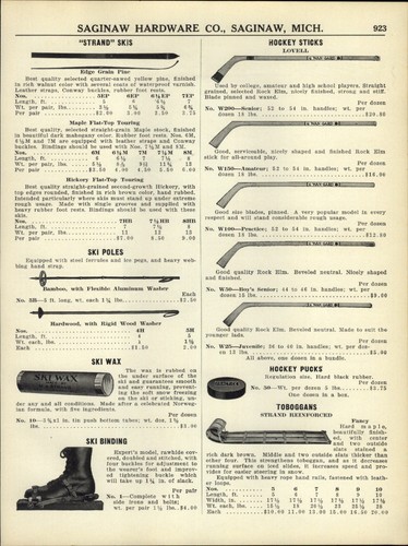 1936 paper strand skis - 1936,