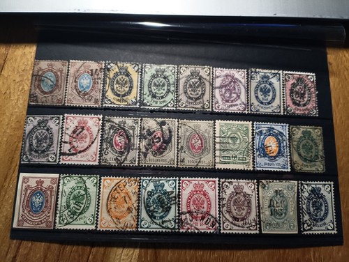 Timbres anciens russie 1857 - russie, #