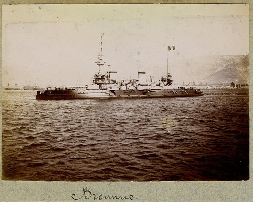 Cuirassé brennus bateau - brennus, ".