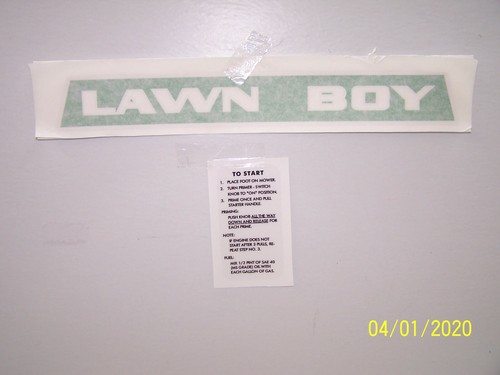 Vintage lawn boy model - lawn,