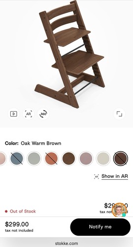 Stokke tripp trapp chair - chair, –