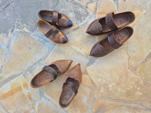 Ancienne paire sabots en - ancienne,