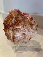 Vanadinite sur Barytine