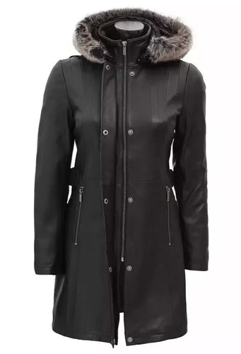 Manteau hiver long à - d’hiver,