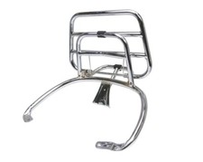 Top Case porte-bagages rabattable chromé pour Vespa Primavera