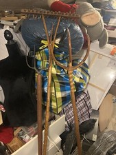 Ancienne fourche campagnarde en bois