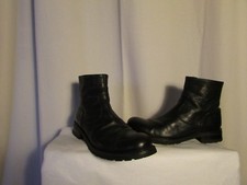 boots/bottines DOUCAL'S cuir grainé noir 44