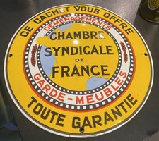 Plaque Émaillée Ancienne