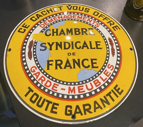 Plaque émaillée ancienne - plaque,