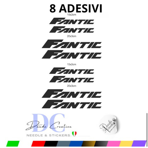 Autocollants fantic stickers - autocollants,