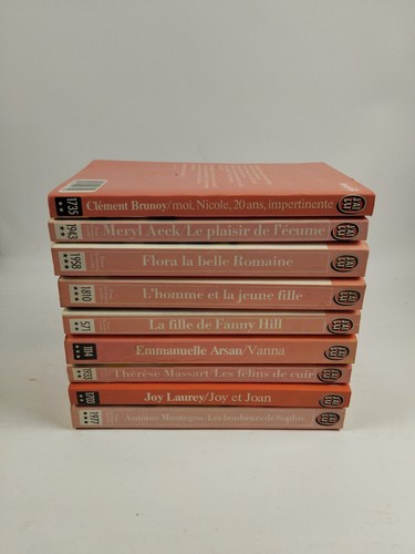 Lot livres érotiques ai - Érotiques,
