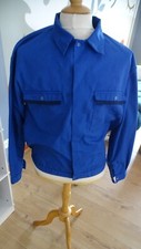 VESTE BLOUSON BLEU TRAVAIL