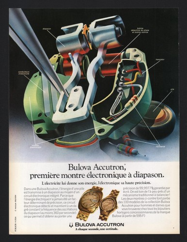 Publicité 1972 montre - publicité,