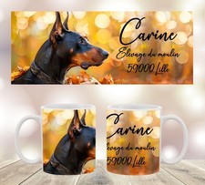 Mug Doberman personnalisé