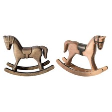 Cheval à bascule en bois -