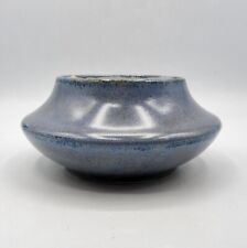 Vase en céramique émaillée gris bleu signé Louis Lourioux Art Déco