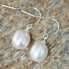 boucles d'oreilles perle de