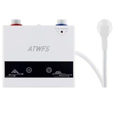 Chauffe eau instantané atwfs 220v 4600w électrique douche cuisine salle de bain