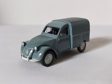 Norev 1/64. Citroen 2cv Fourgonnette  Bleue .   Neuf  Avec Sa boite.