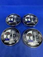 4 Caches Moyeu Jante Centre De Roue 60mm Insigne Logo affalterbach AMG COULEUR
