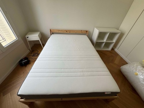Matelas avec cadre lit et - lit,